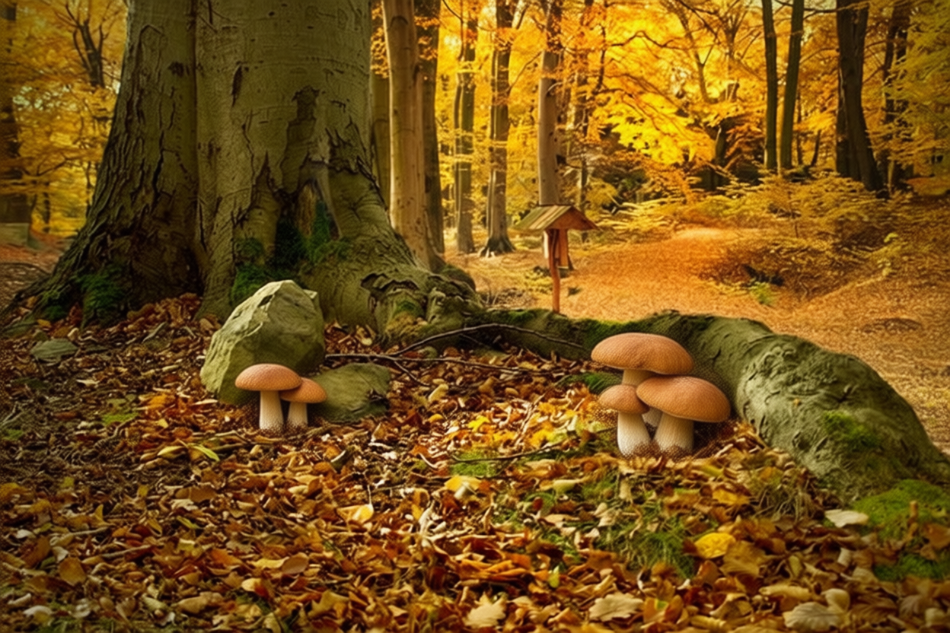 Alpenbuche: Ein Paradies für saprophytische Pilze